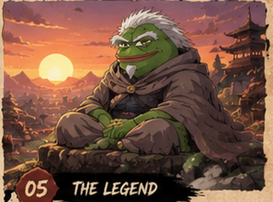Fukasaku on his mountain at sunset